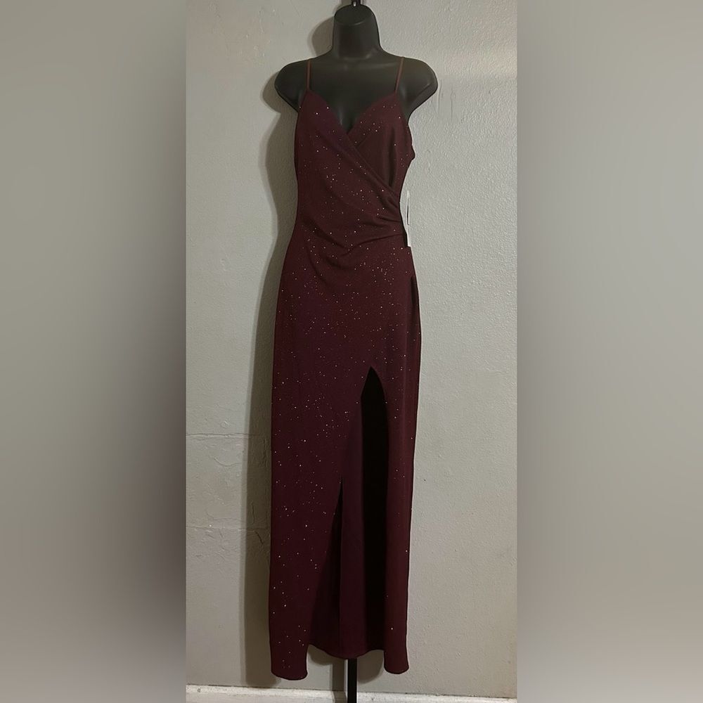 NWT Honey and Rosie  Burgundy Dress size Medium